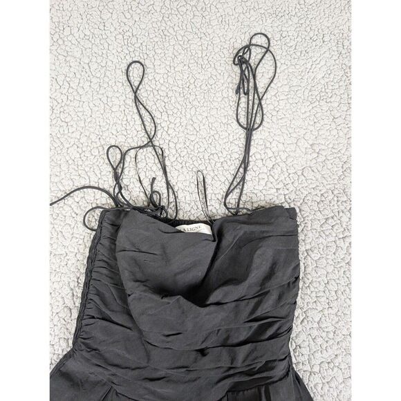 La Ligne Jumpsuit Mason Womens Size Small Black Removable Straps $395 NWOT - Picture 13 of 16